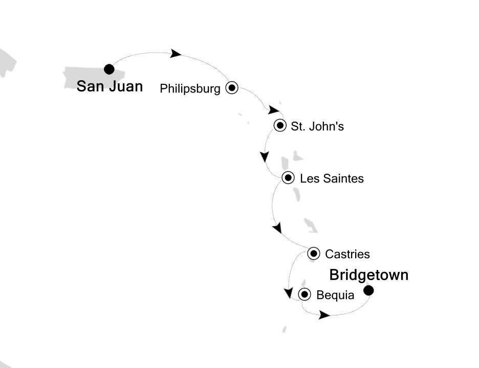 Mapa trasy rejsu