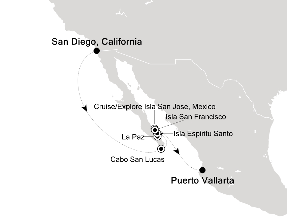 Mapa trasy rejsu